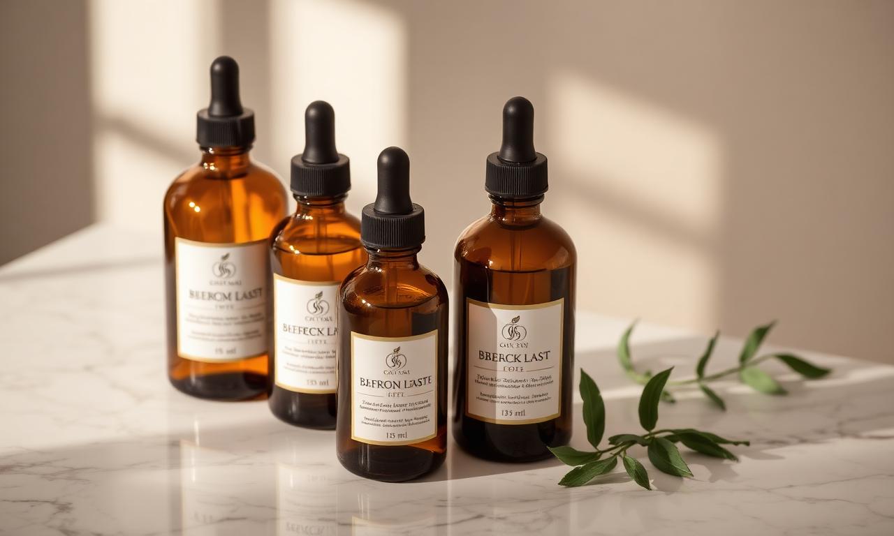 A calm evening routine in a softly lit bedroom